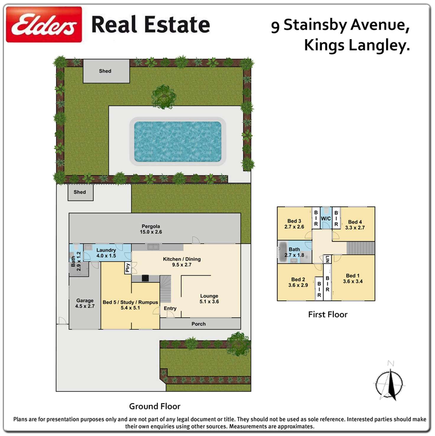 Floorplan of Homely house listing, 9 Stainsby Avenue, Kings Langley NSW 2147