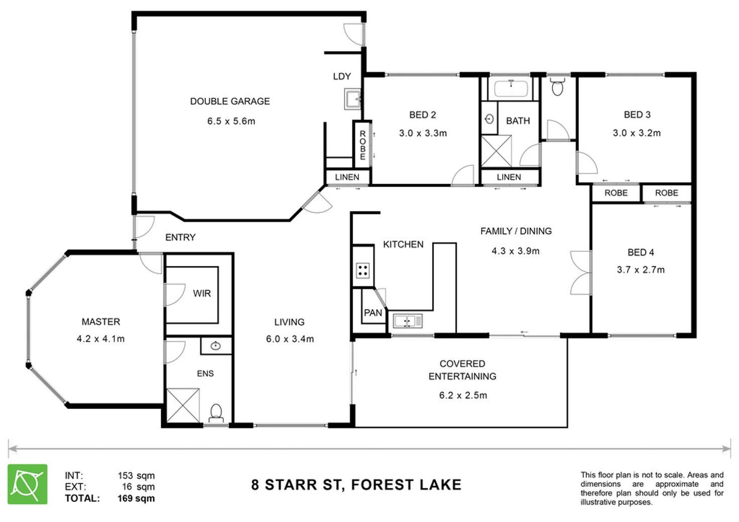 Floorplan of Homely house listing, 8 Starr Street, Forest Lake QLD 4078