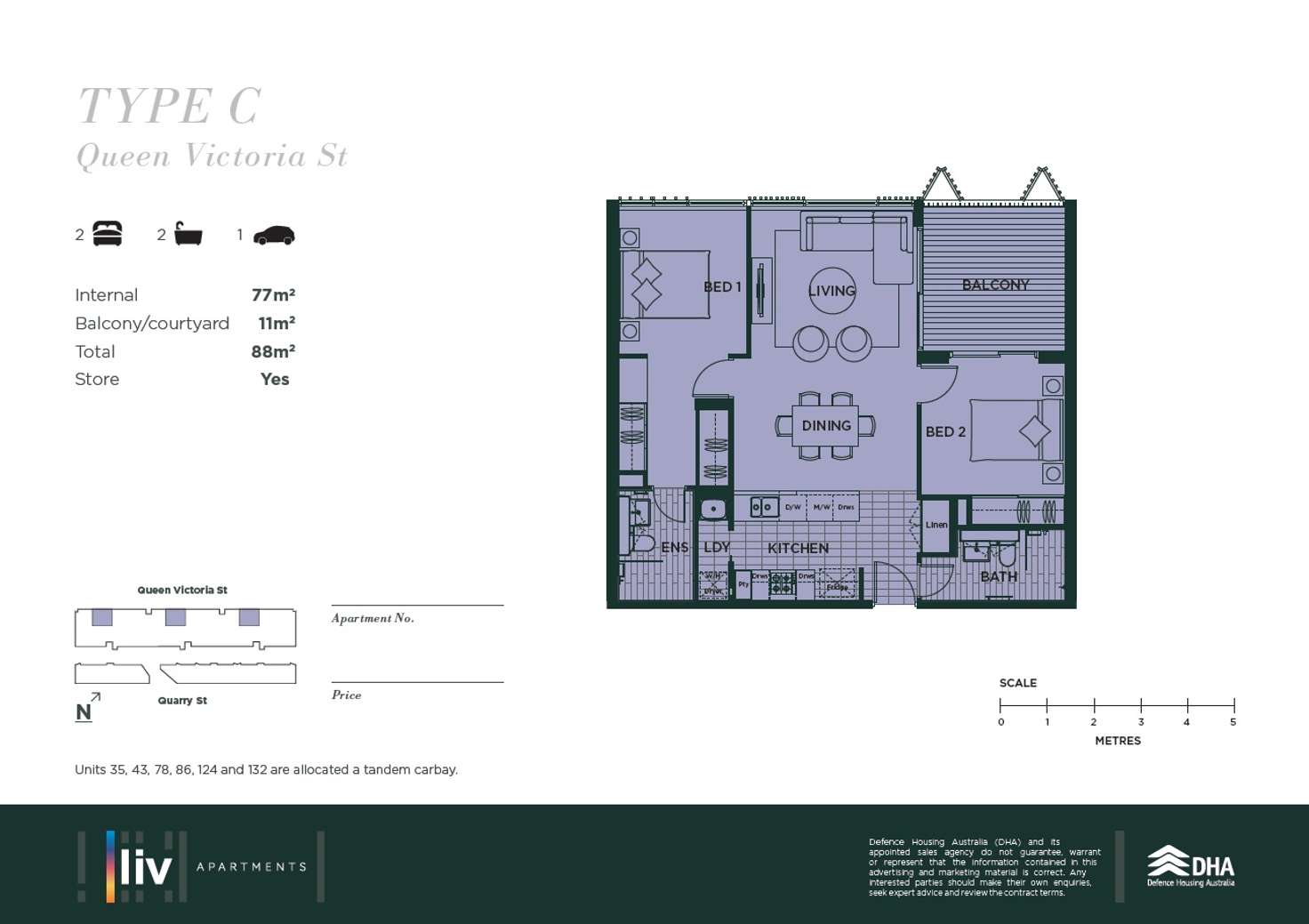 Floorplan of Homely apartment listing, 43/51 Queen Victoria Street, Fremantle WA 6160