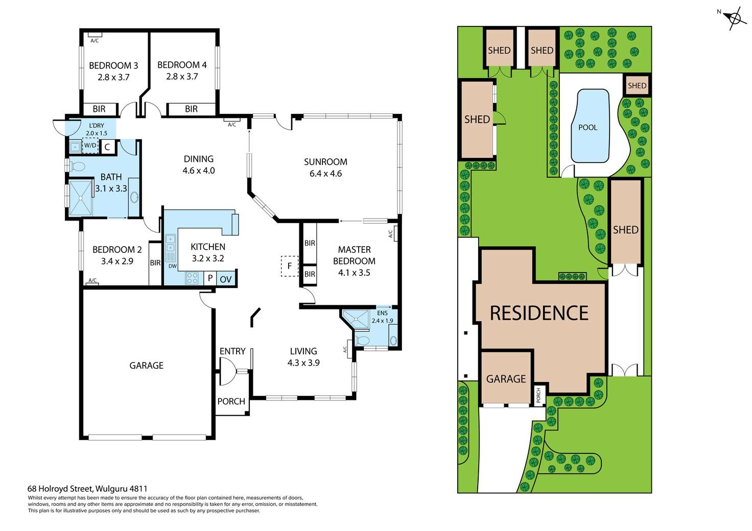 Floorplan of Homely house listing, 68 Holroyd Street, Wulguru QLD 4811