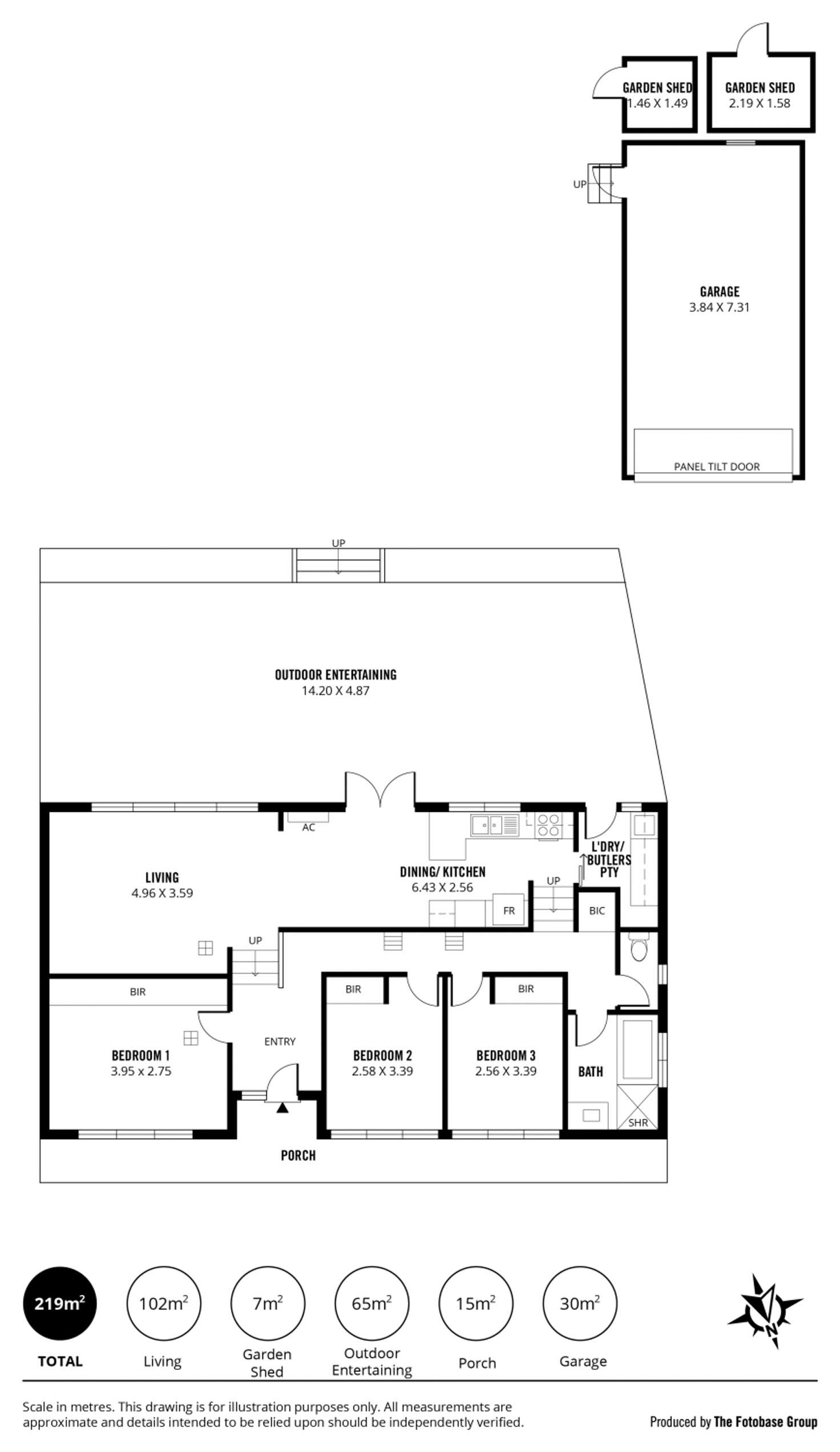 Floorplan of Homely house listing, 3 Bradshaw Avenue, Highbury SA 5089
