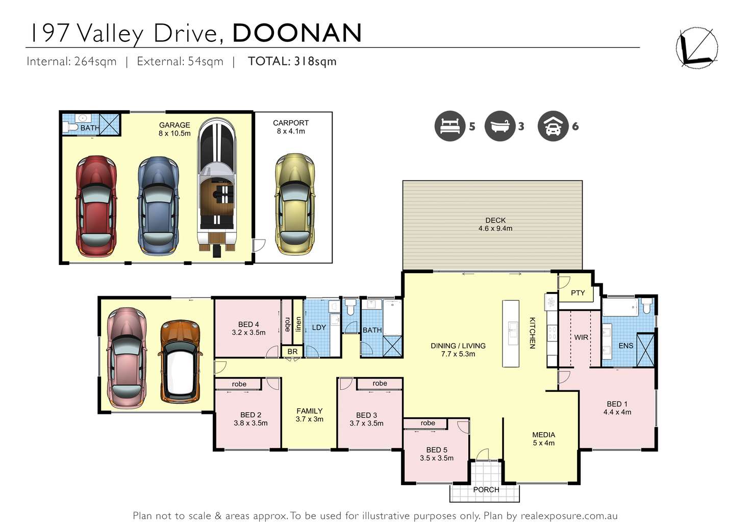 Floorplan of Homely house listing, 197 Valley Drive, Doonan QLD 4562