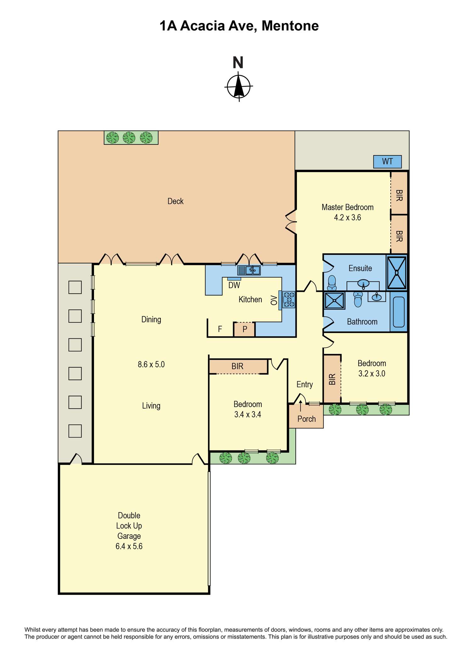 Floorplan of Homely unit listing, 1A Acacia Avenue, Mentone VIC 3194