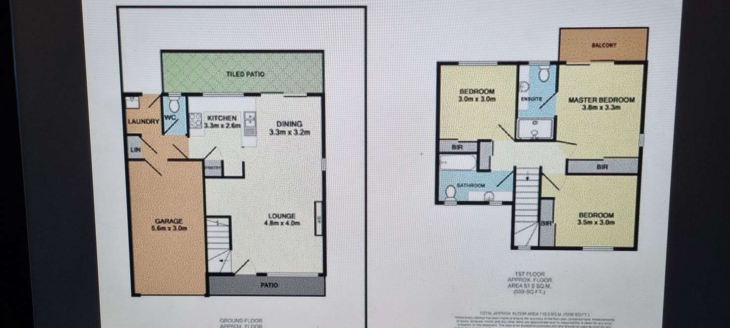 Floorplan of Homely townhouse listing, 11/18 Bourton Road, Merrimac QLD 4226