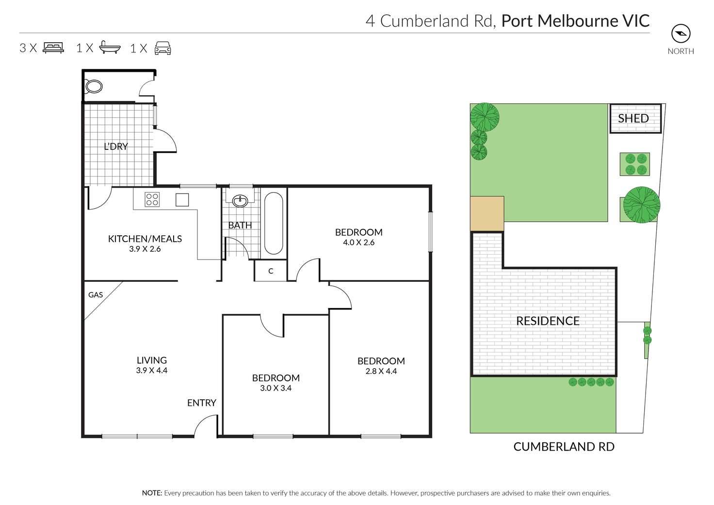 Floorplan of Homely house listing, 4 Cumberland Road, Port Melbourne VIC 3207