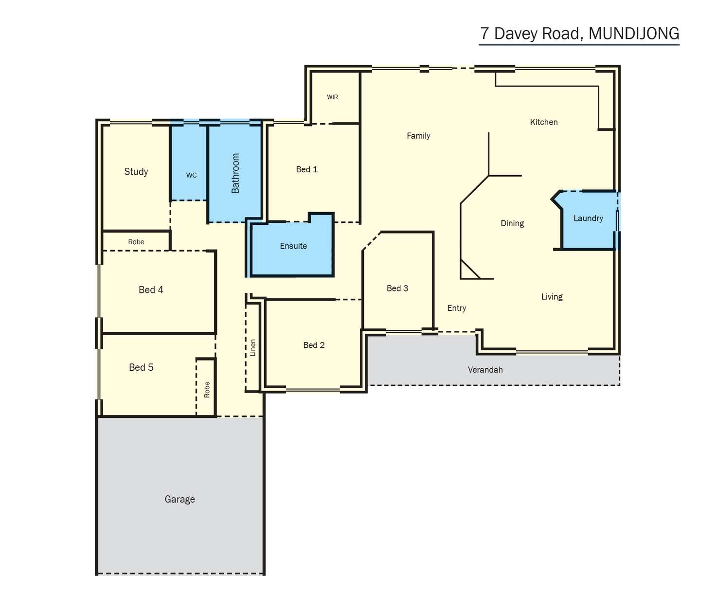 Floorplan of Homely house listing, 7 Davey Road, Mundijong WA 6123