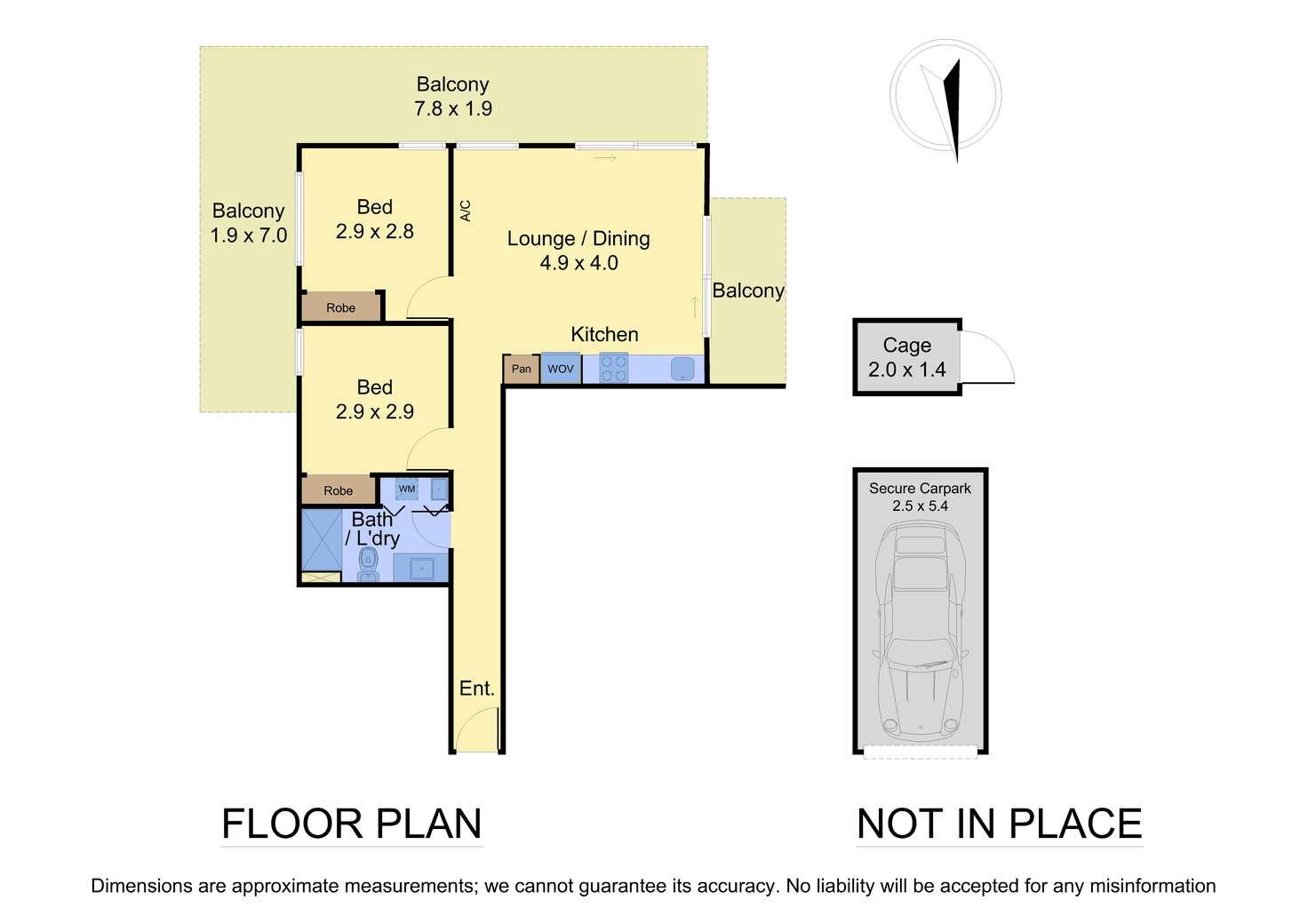 Floorplan of Homely apartment listing, 104/340 Whitehorse Road, Balwyn VIC 3103