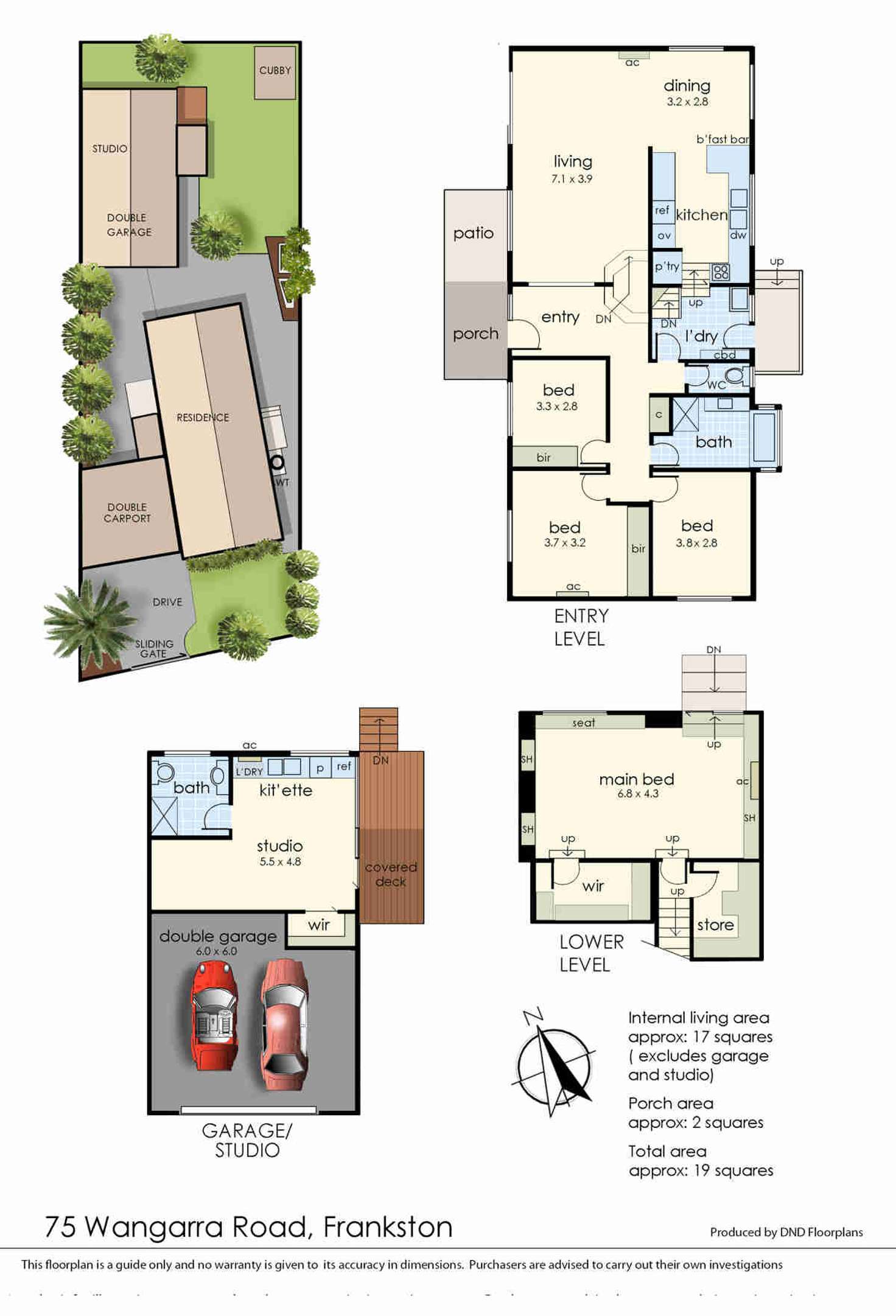 Floorplan of Homely house listing, 75 Wangarra Road, Frankston VIC 3199
