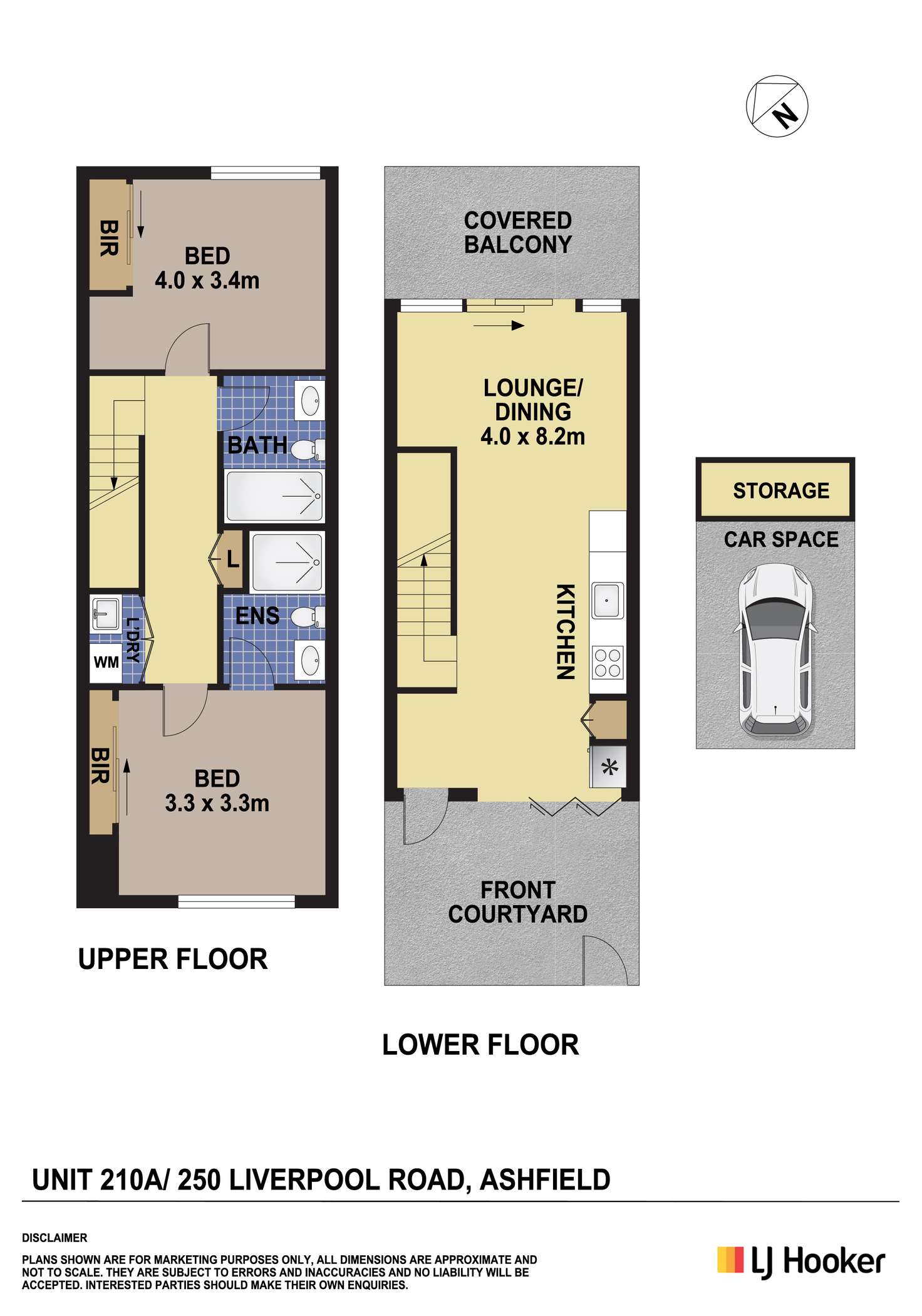 Floorplan of Homely apartment listing, 210A/250 Liverpool Road, Ashfield NSW 2131