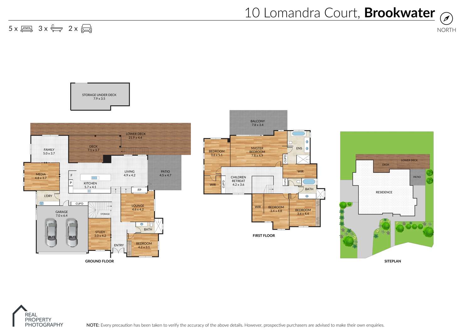Floorplan of Homely house listing, 10 Lomandra Court, Brookwater QLD 4300