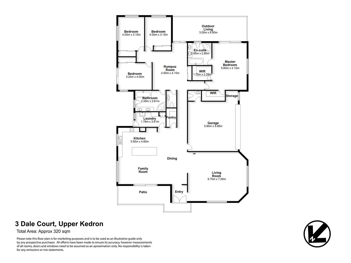Floorplan of Homely house listing, 3 Dale Court, Upper Kedron QLD 4055