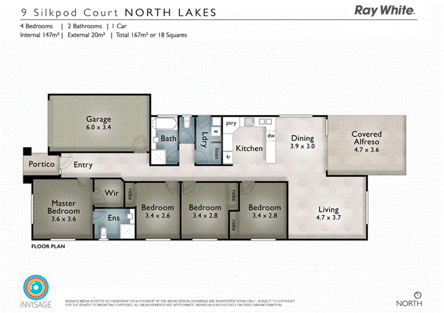 Floorplan of Homely house listing, 9 Silkpod Court, North Lakes QLD 4509