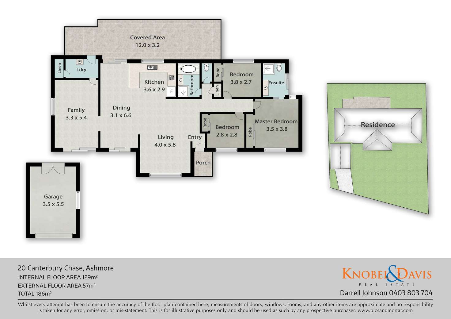 Floorplan of Homely house listing, 20 Canterbury Chase, Ashmore QLD 4214