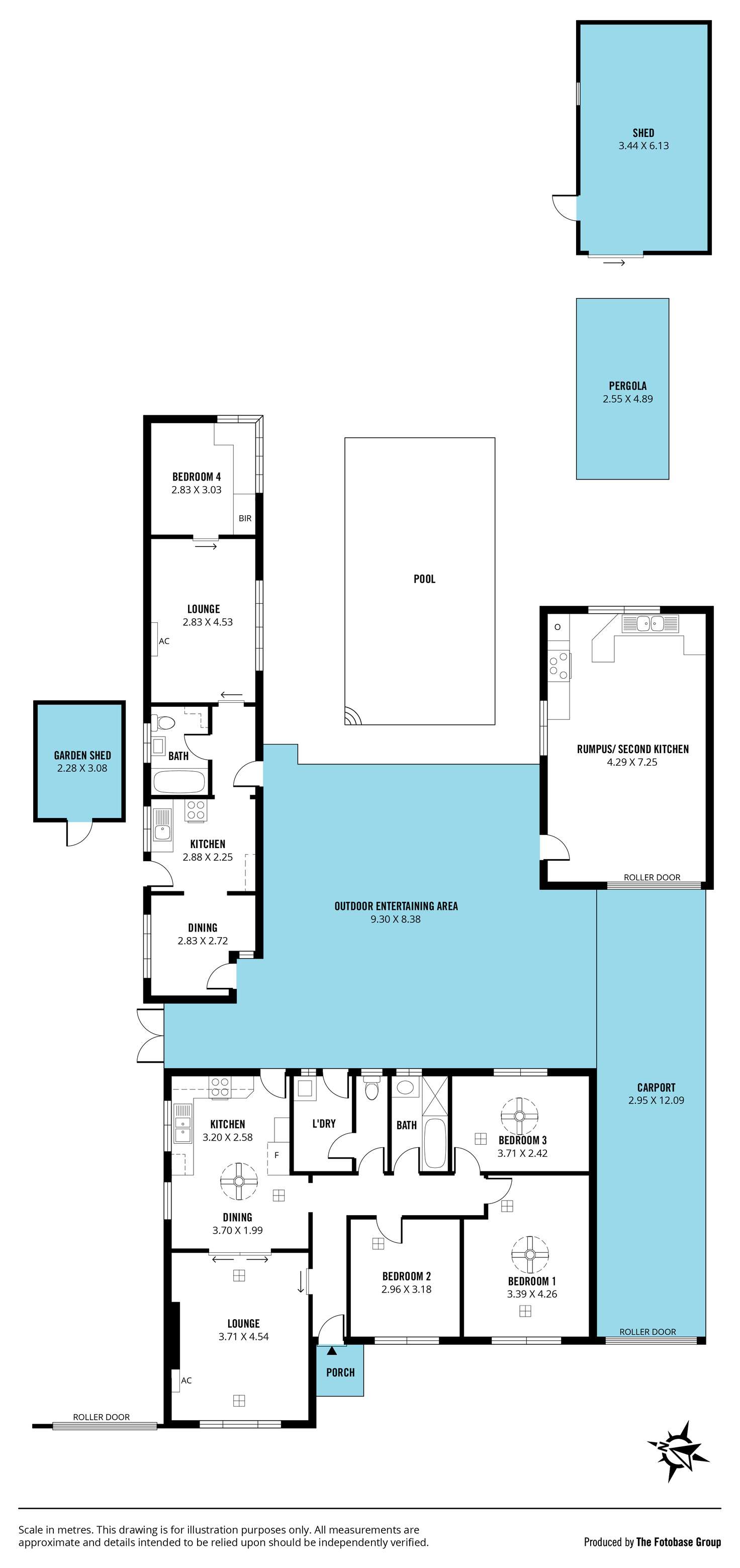 Floorplan of Homely house listing, 3 Beverley Street, Clovelly Park SA 5042