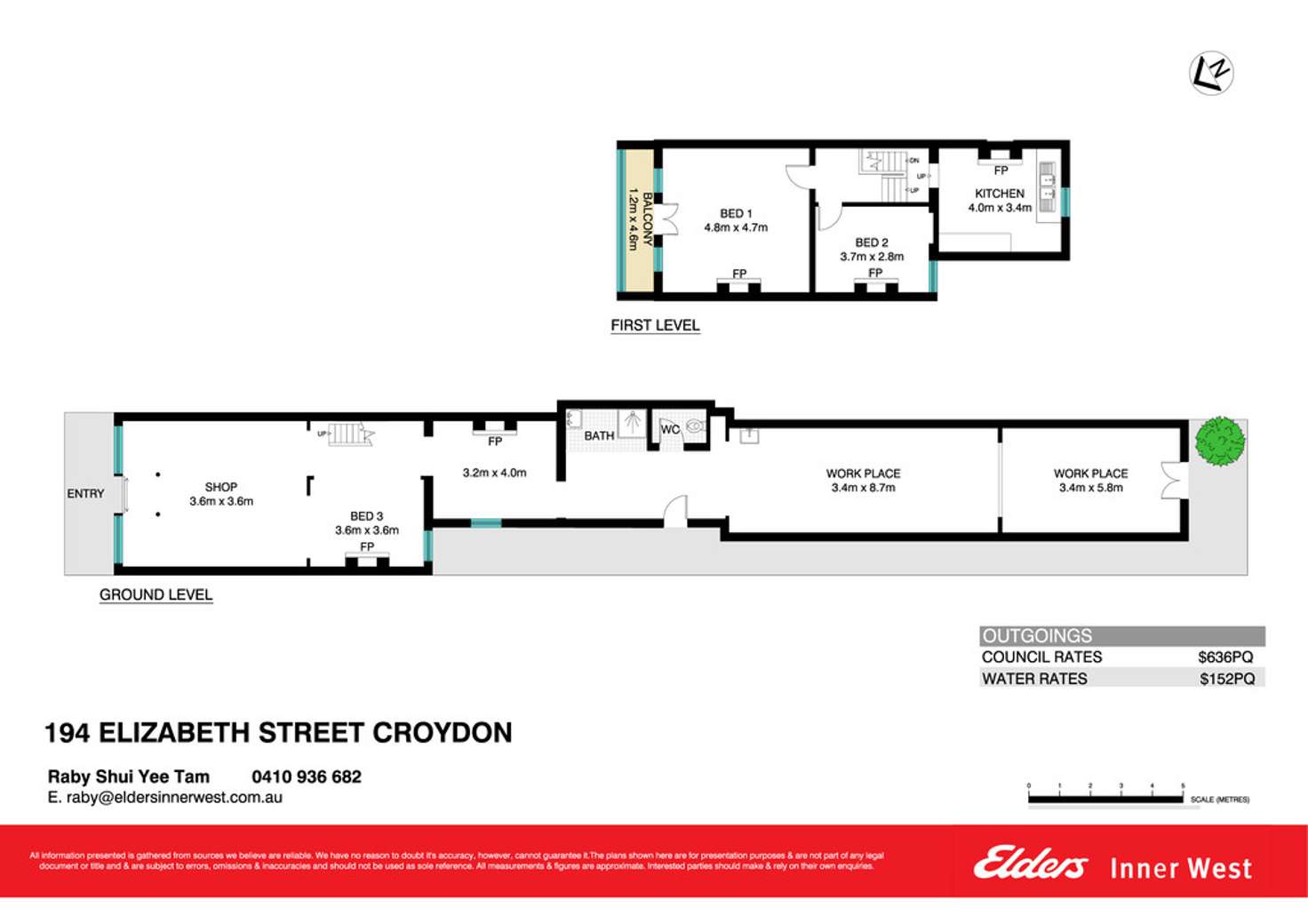 Floorplan of Homely house listing, 194 Elizabeth Street, Croydon NSW 2132