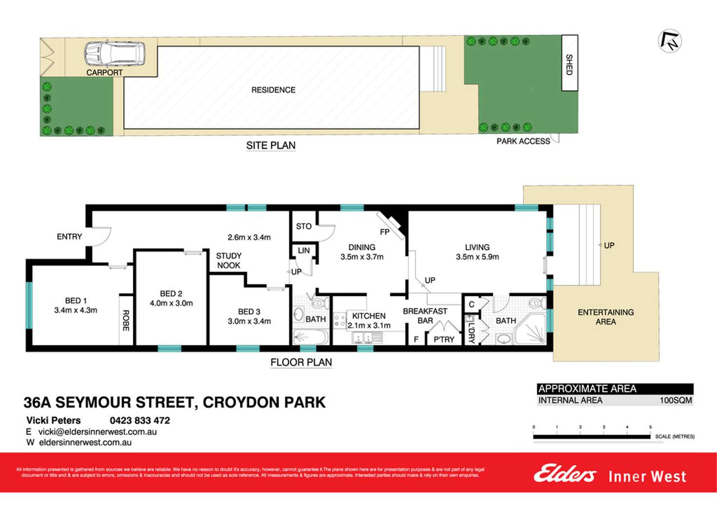 Floorplan of Homely house listing, 36a Seymour Street, Croydon Park NSW 2133