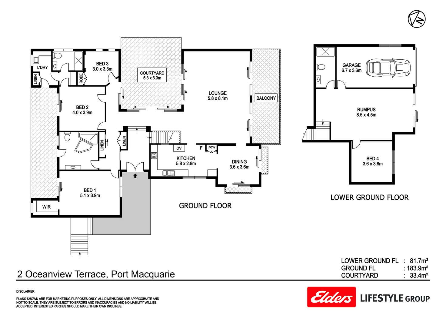 Floorplan of Homely house listing, 2 Oceanview Terrace, Port Macquarie NSW 2444