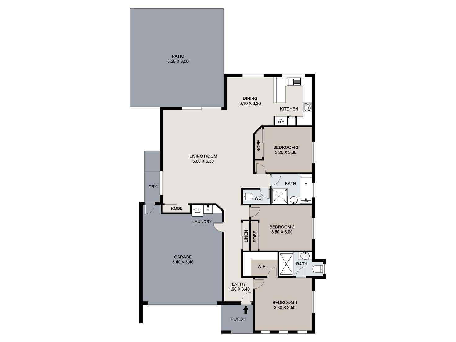 Floorplan of Homely house listing, 2/20 Beasley Way, Canungra QLD 4275