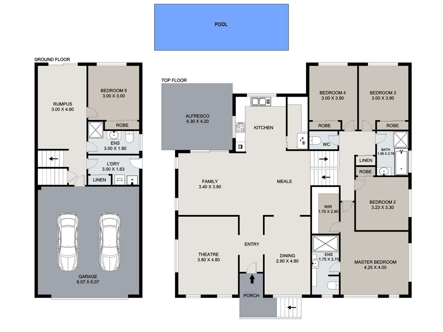 Floorplan of Homely house listing, 17 Lakeview Place, Springfield Lakes QLD 4300