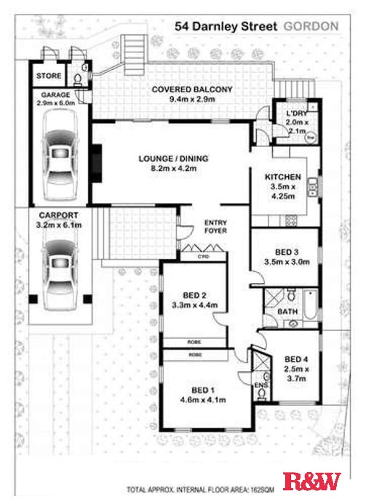 Floorplan of Homely house listing, 54 Darnley Street, Gordon NSW 2072
