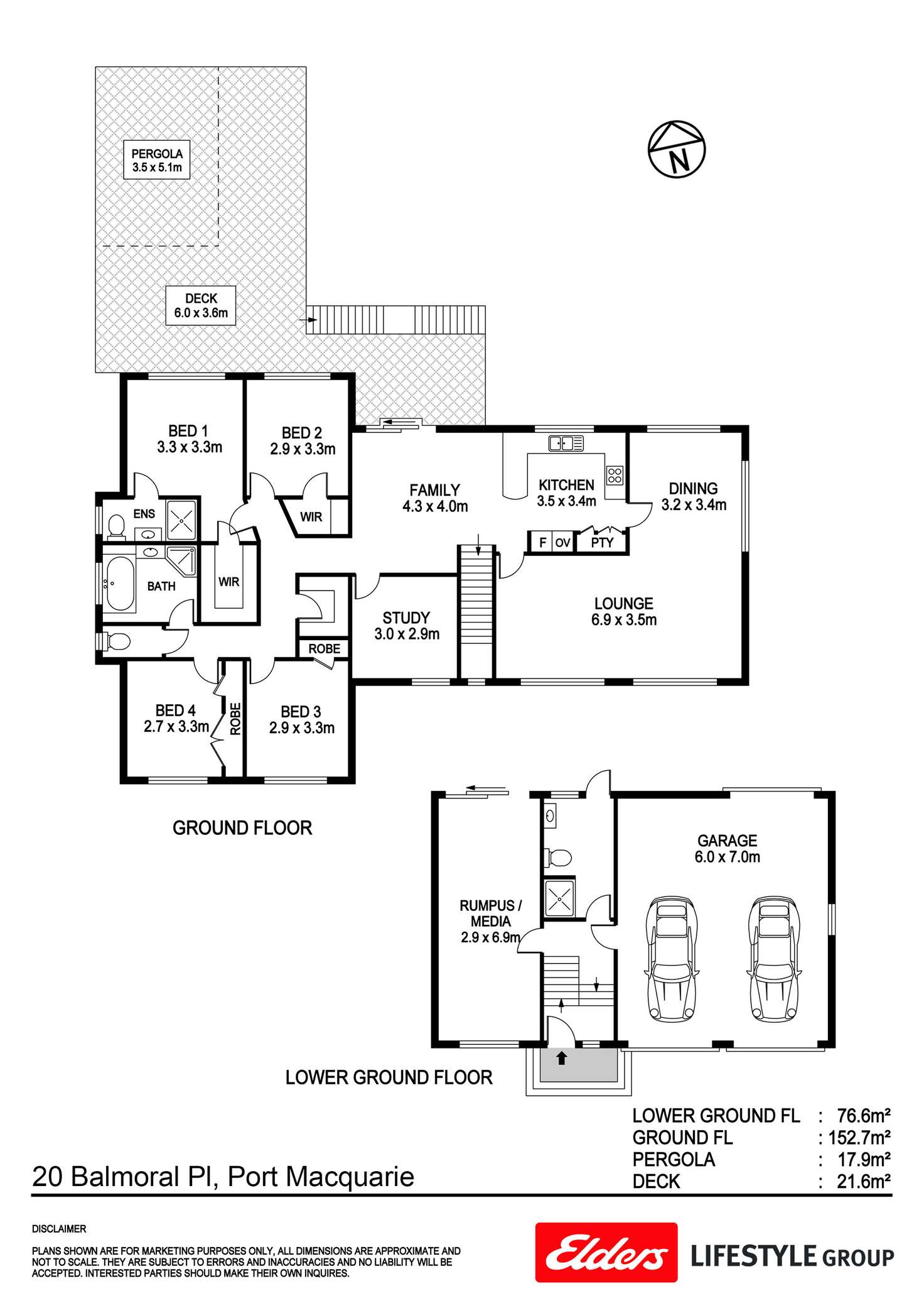 Floorplan of Homely house listing, 20 Balmoral Place, Port Macquarie NSW 2444