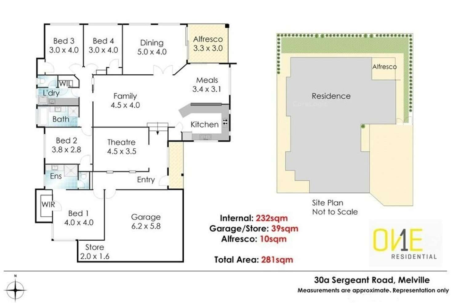 Floorplan of Homely house listing, 30A Sergeant Road, Melville WA 6156