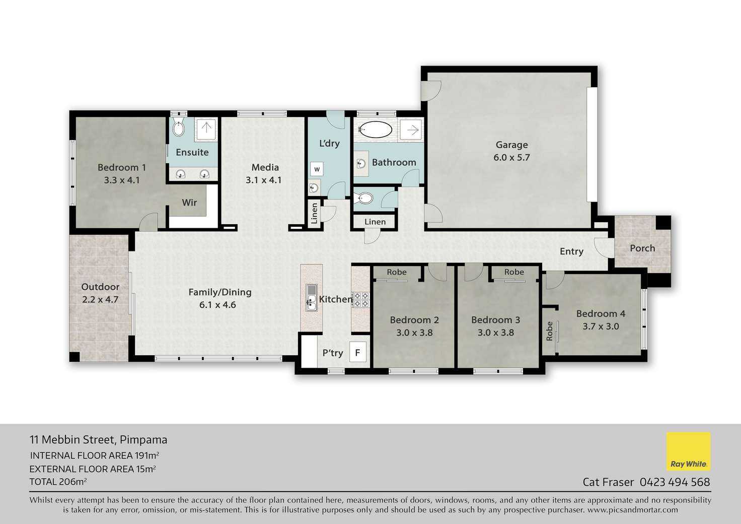 Floorplan of Homely house listing, 11 Mebbin Street, Pimpama QLD 4209