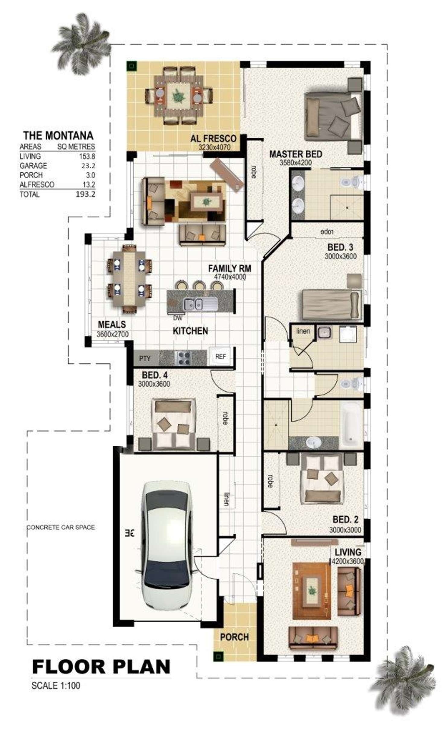 Floorplan of Homely house listing, 38 Severn Crescent, North Lakes QLD 4509