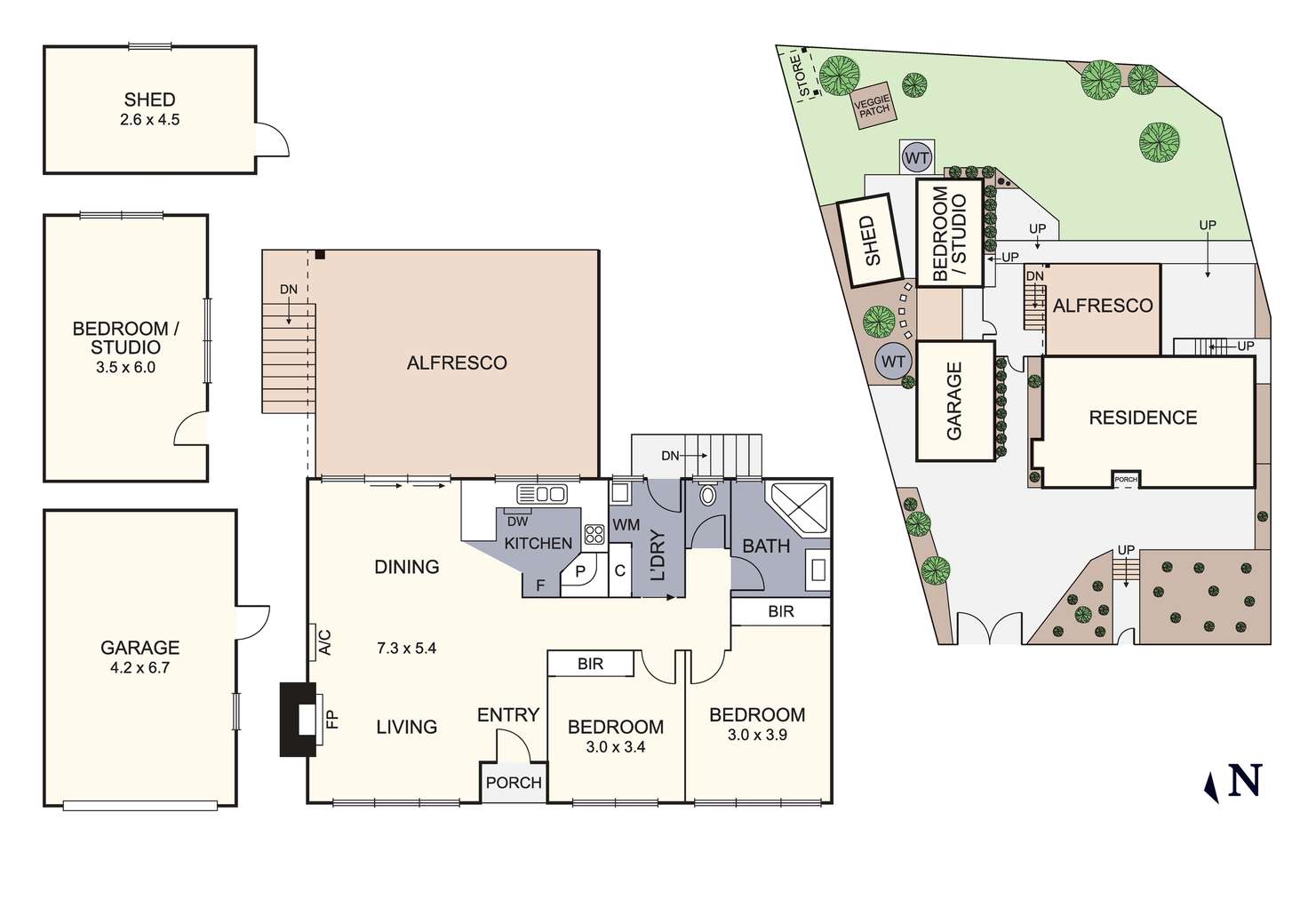 Floorplan of Homely house listing, 18 Hordern Road, Mount Evelyn VIC 3796