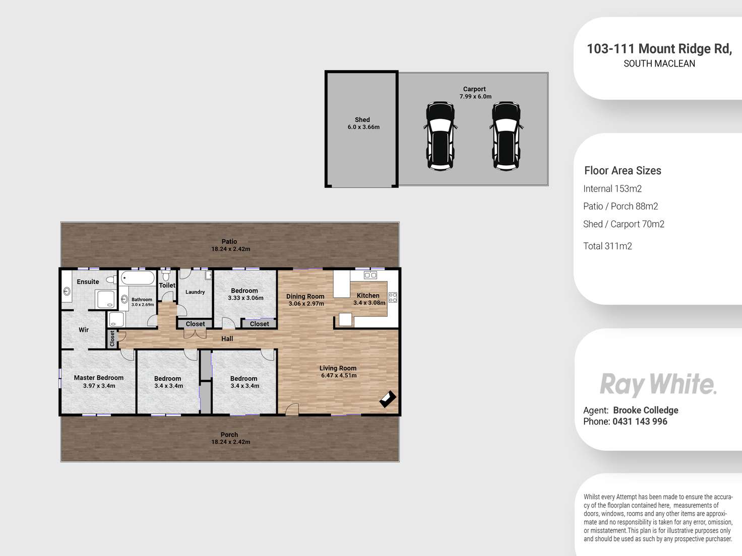 Floorplan of Homely house listing, 103-111 Mountain Ridge Road, South Maclean QLD 4280