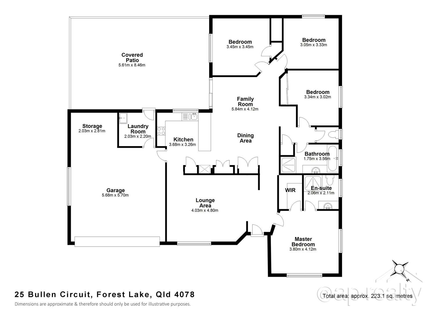 Floorplan of Homely house listing, 25 Bullen Circuit, Forest Lake QLD 4078