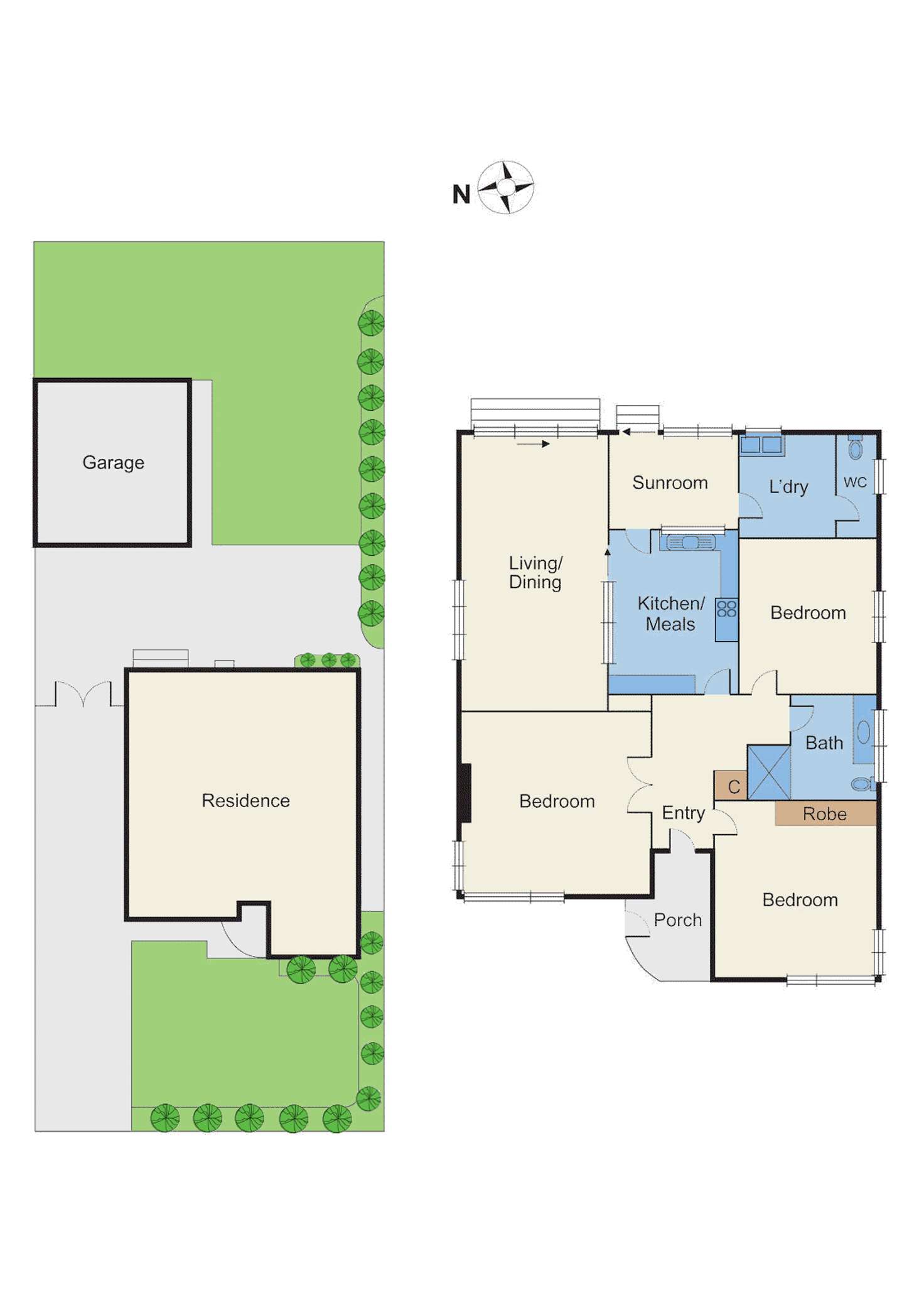 Floorplan of Homely house listing, 238 Koornang Road, Carnegie VIC 3163
