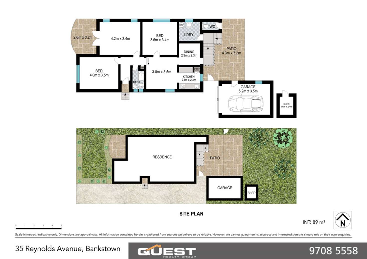 Floorplan of Homely house listing, 35 Reynolds Avenue, Bankstown NSW 2200