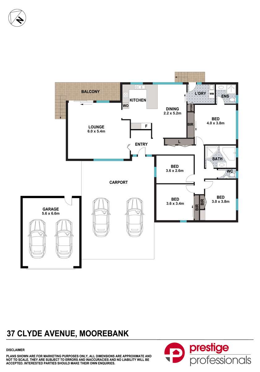 Floorplan of Homely house listing, 37 Clyde Avenue, Moorebank NSW 2170