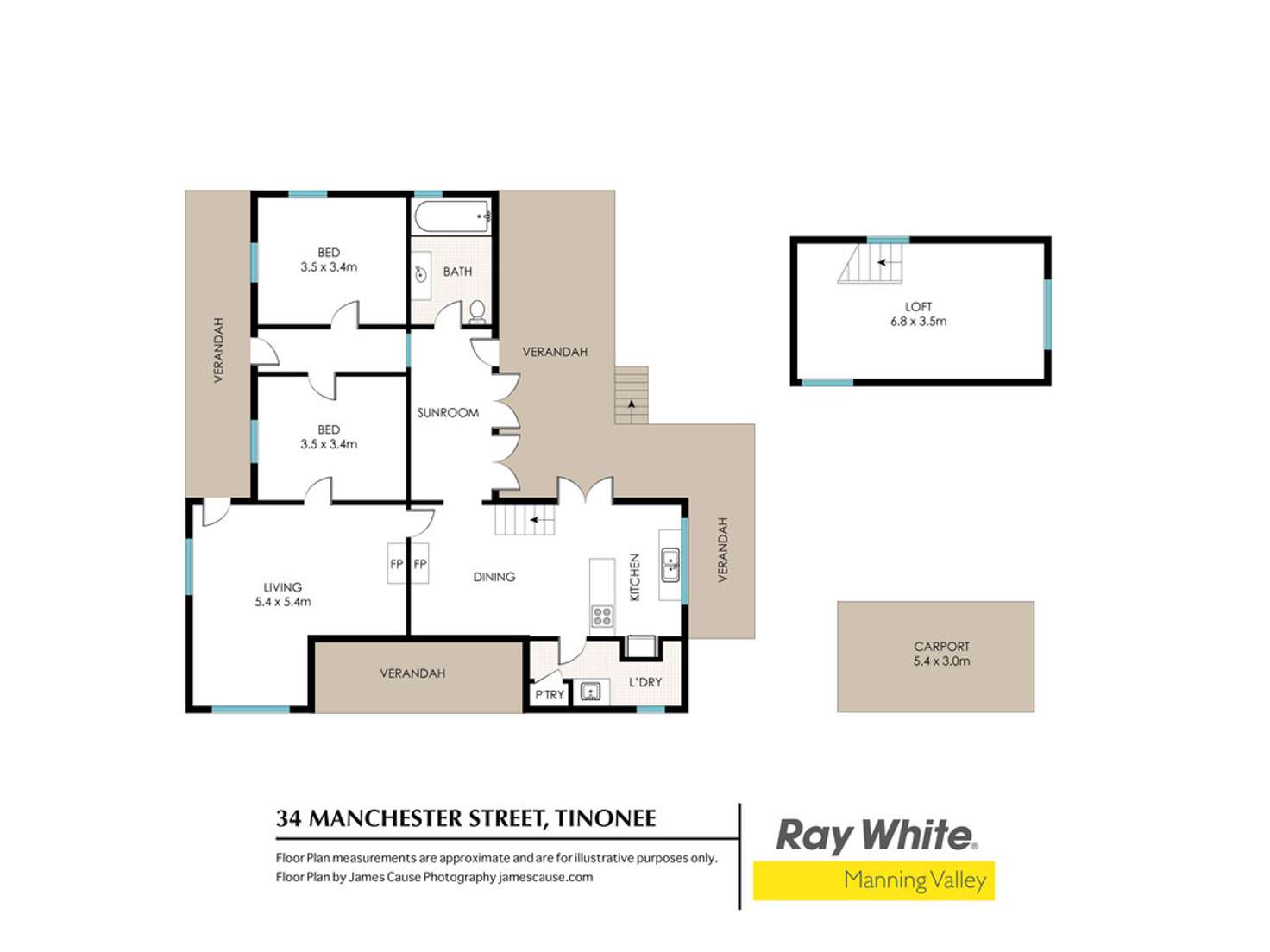 Floorplan of Homely house listing, 34 Manchester Street, Tinonee NSW 2430