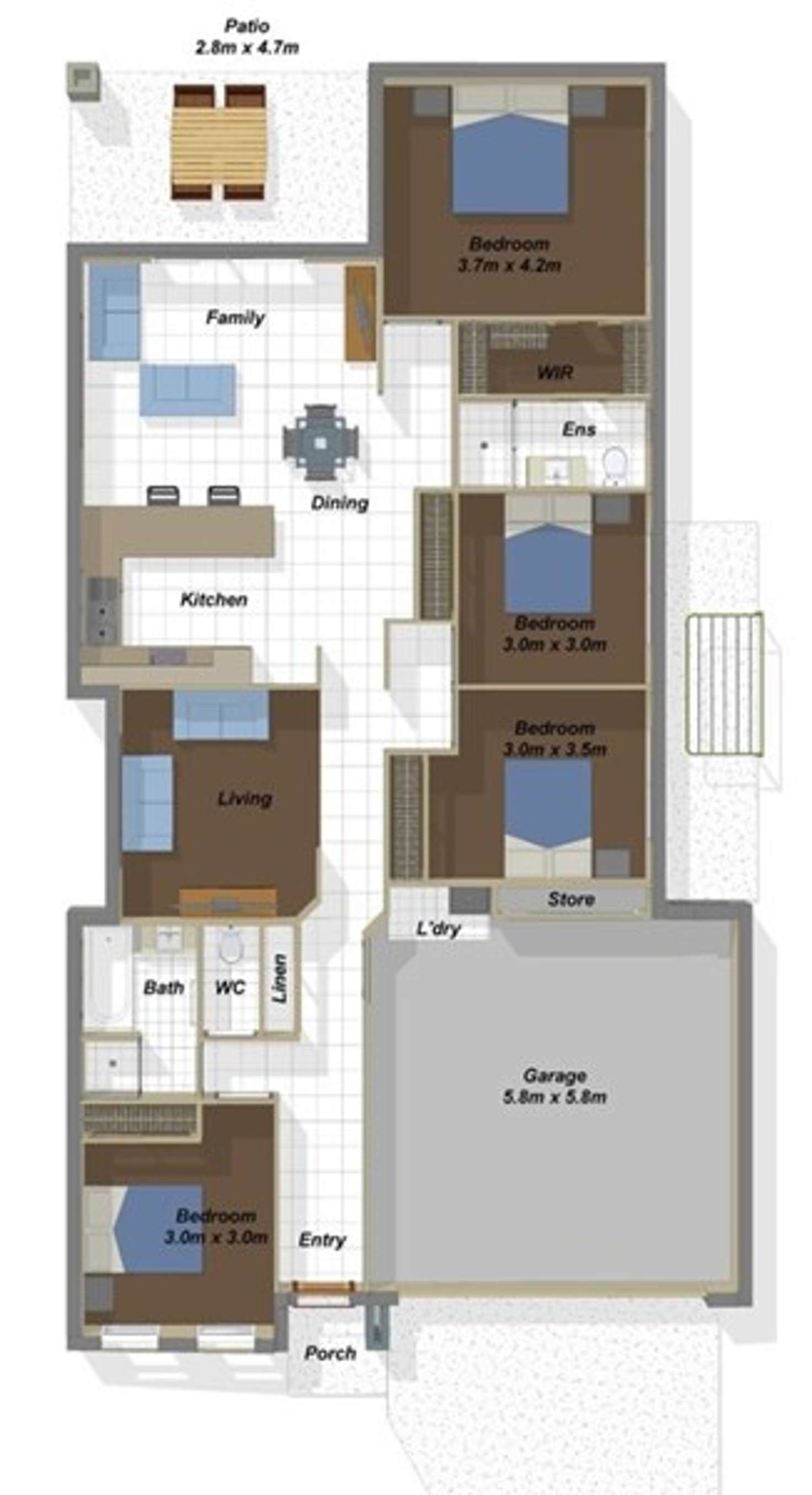 Floorplan of Homely house listing, 58 Greenwich Avenue, Pimpama QLD 4209