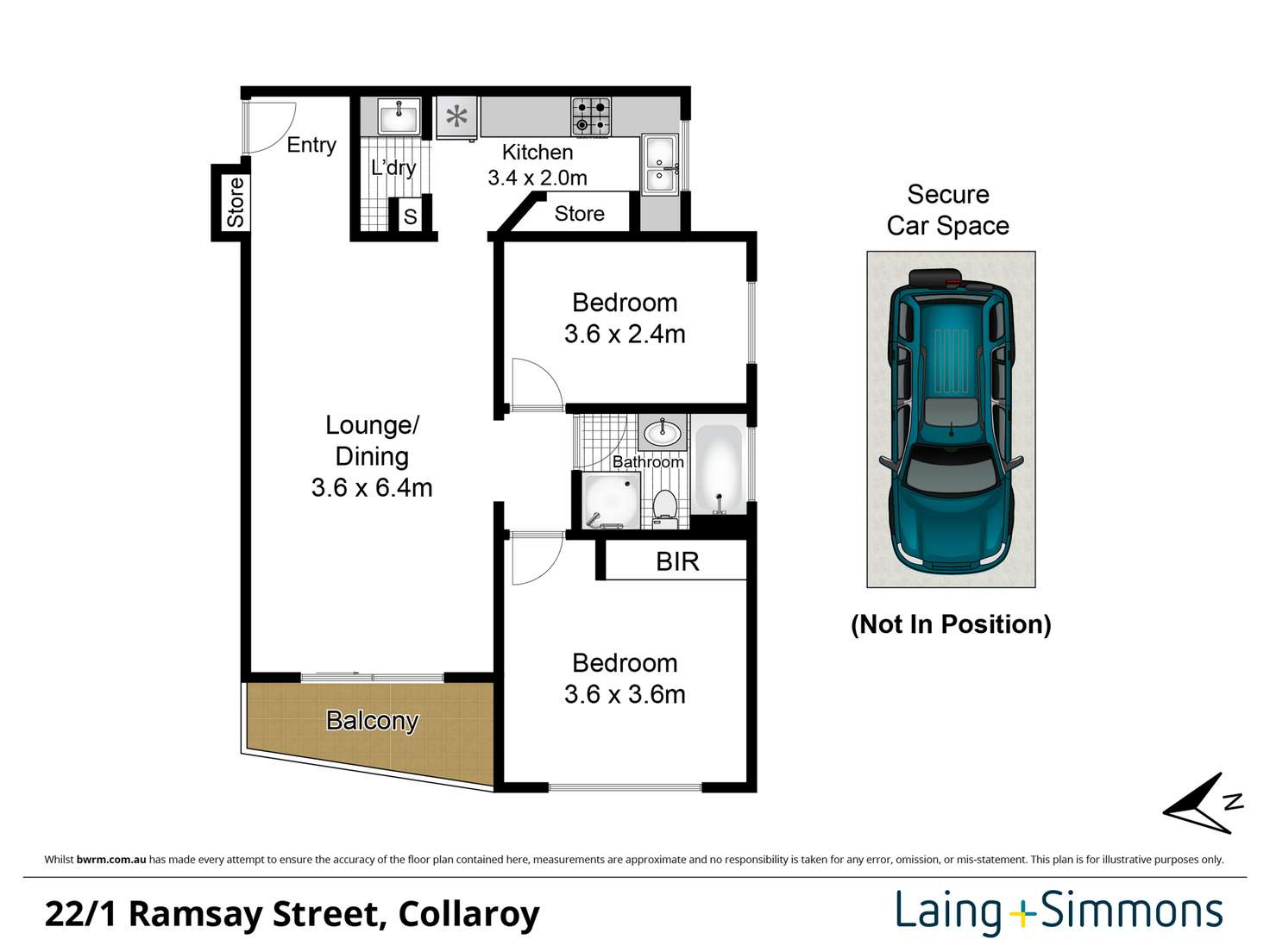 Floorplan of Homely apartment listing, 22/1 Ramsay Street, Collaroy NSW 2097