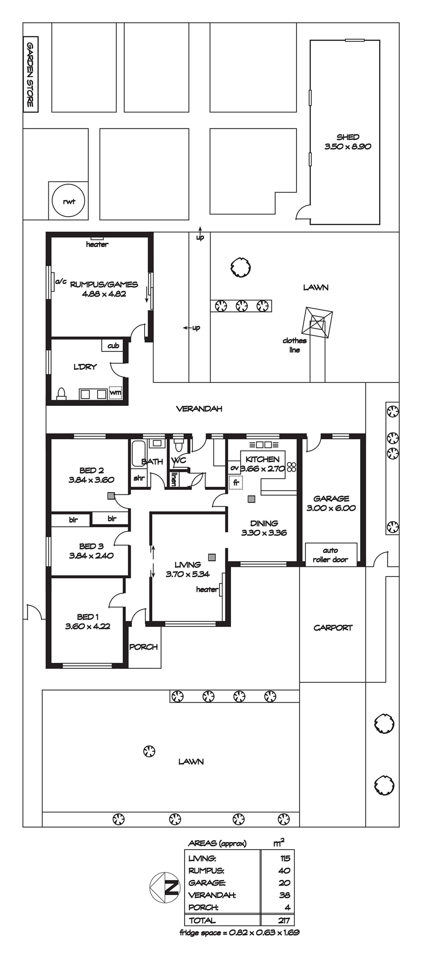 Floorplan of Homely house listing, 64 Fife Street, Klemzig SA 5087