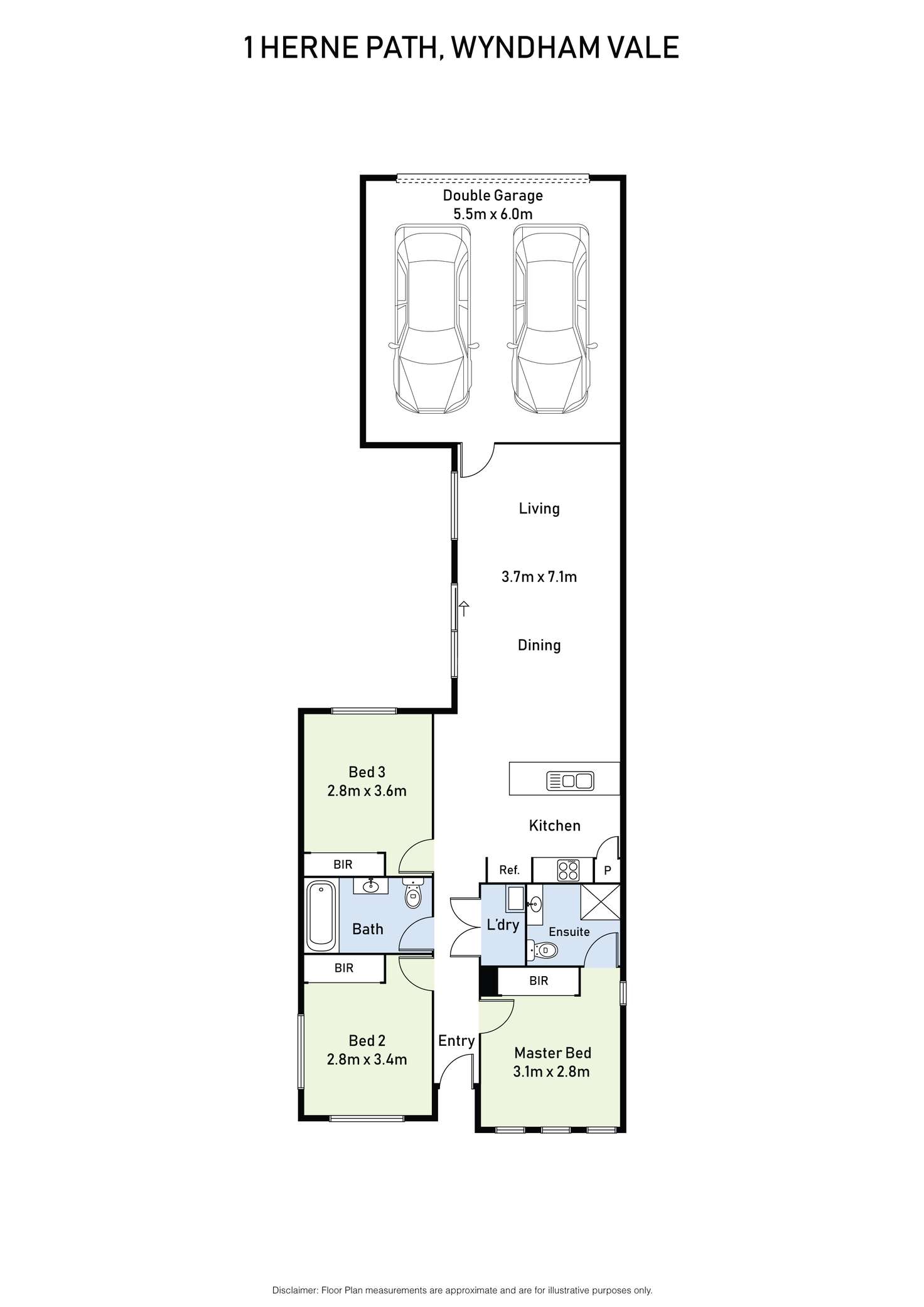 Floorplan of Homely house listing, 1 Herne Path (Cnr of Norbiton Way & Jessan Way), Wyndham Vale VIC 3024