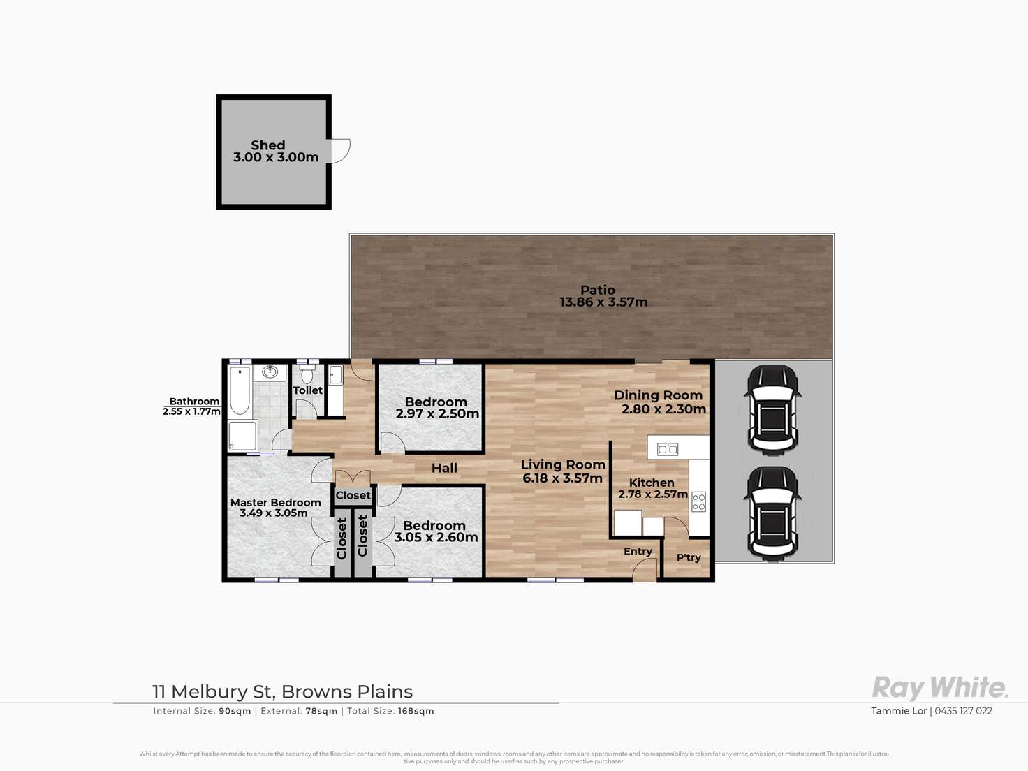Floorplan of Homely house listing, 11 Melbury Street, Browns Plains QLD 4118