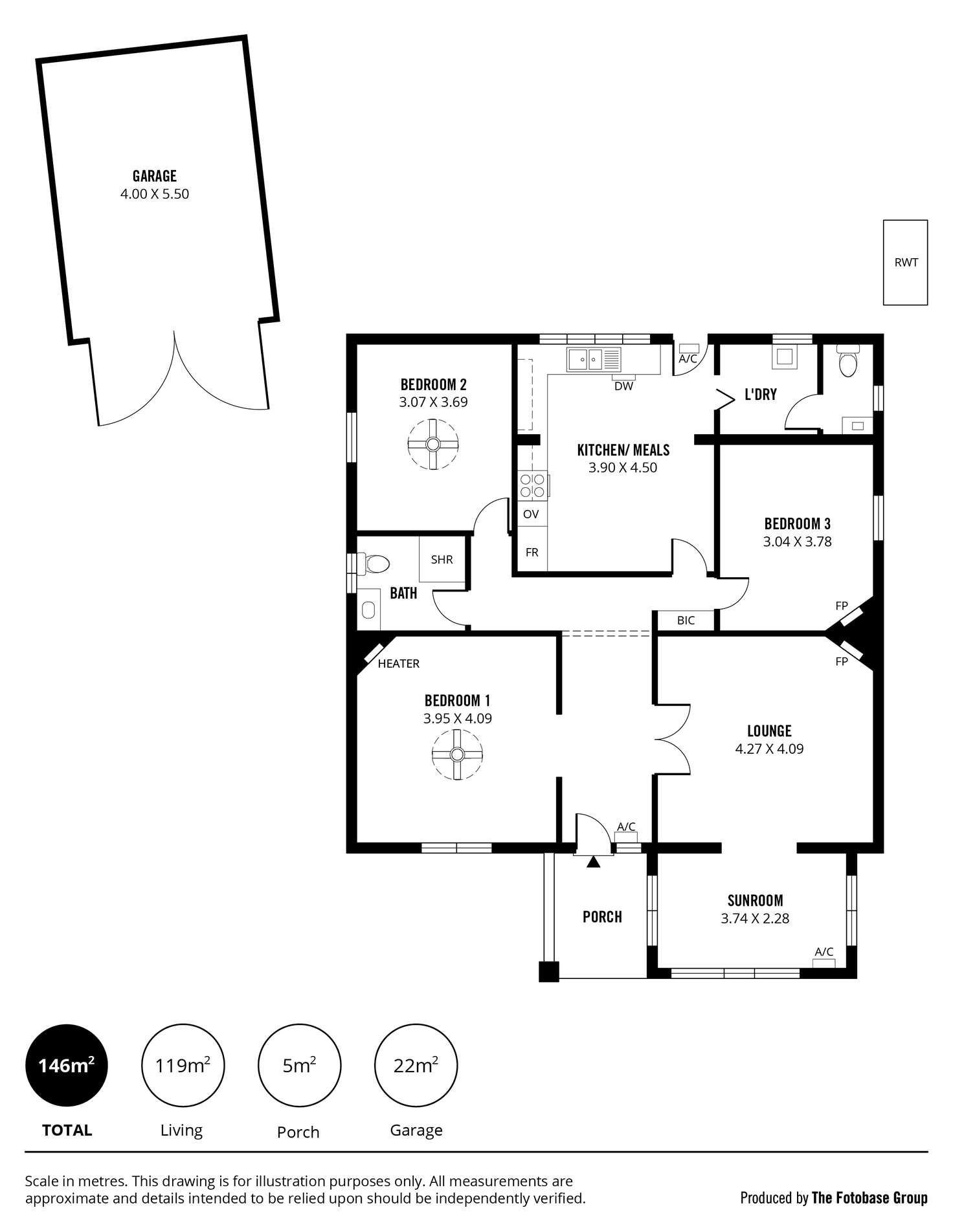 Floorplan of Homely house listing, 7 Addison Road, Black Forest SA 5035