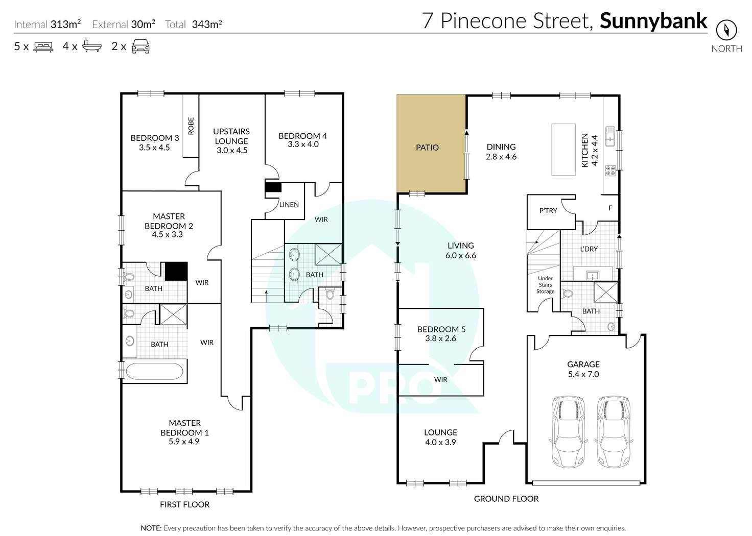 Floorplan of Homely house listing, 7 Pinecone Street, Sunnybank QLD 4109