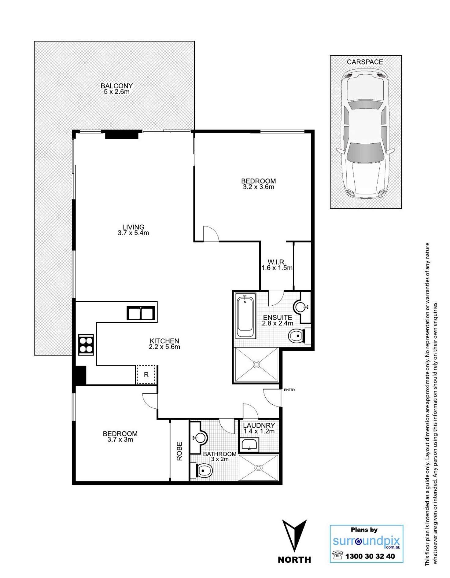 Floorplan of Homely apartment listing, C504/10-16 Marquet Street, Rhodes NSW 2138