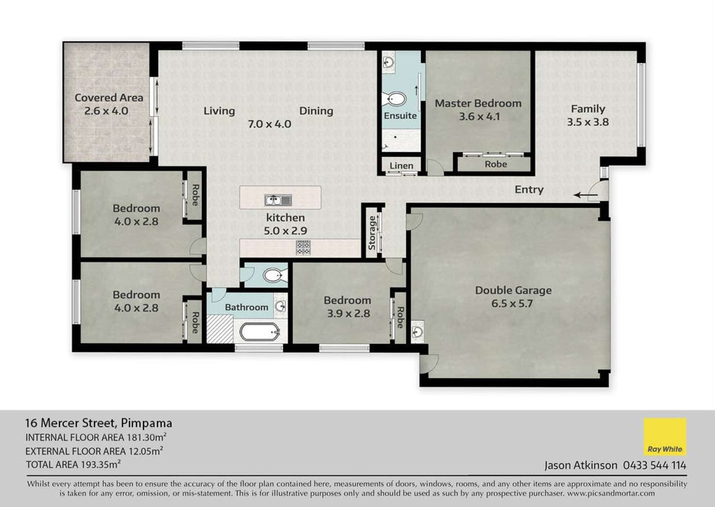 Floorplan of Homely house listing, 16 Mercer Street, Pimpama QLD 4209