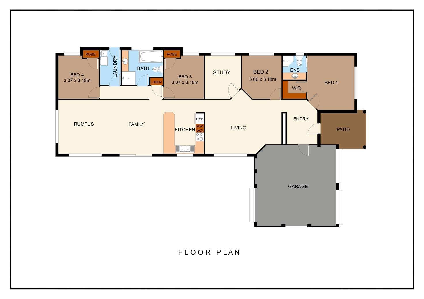 Floorplan of Homely house listing, 44 Wyattville Drive, West Hoxton NSW 2171