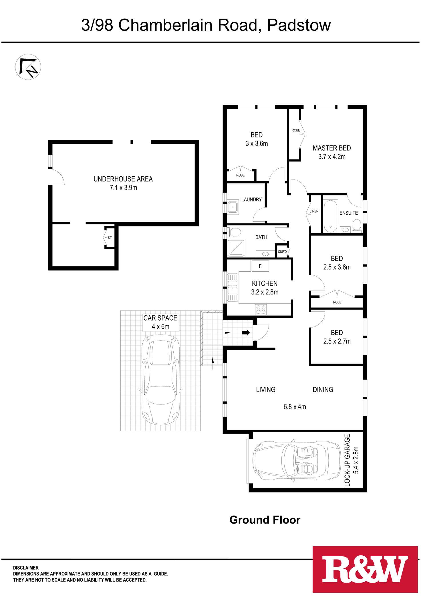 Floorplan of Homely house listing, 98C Chamberlain Road, Padstow Heights NSW 2211