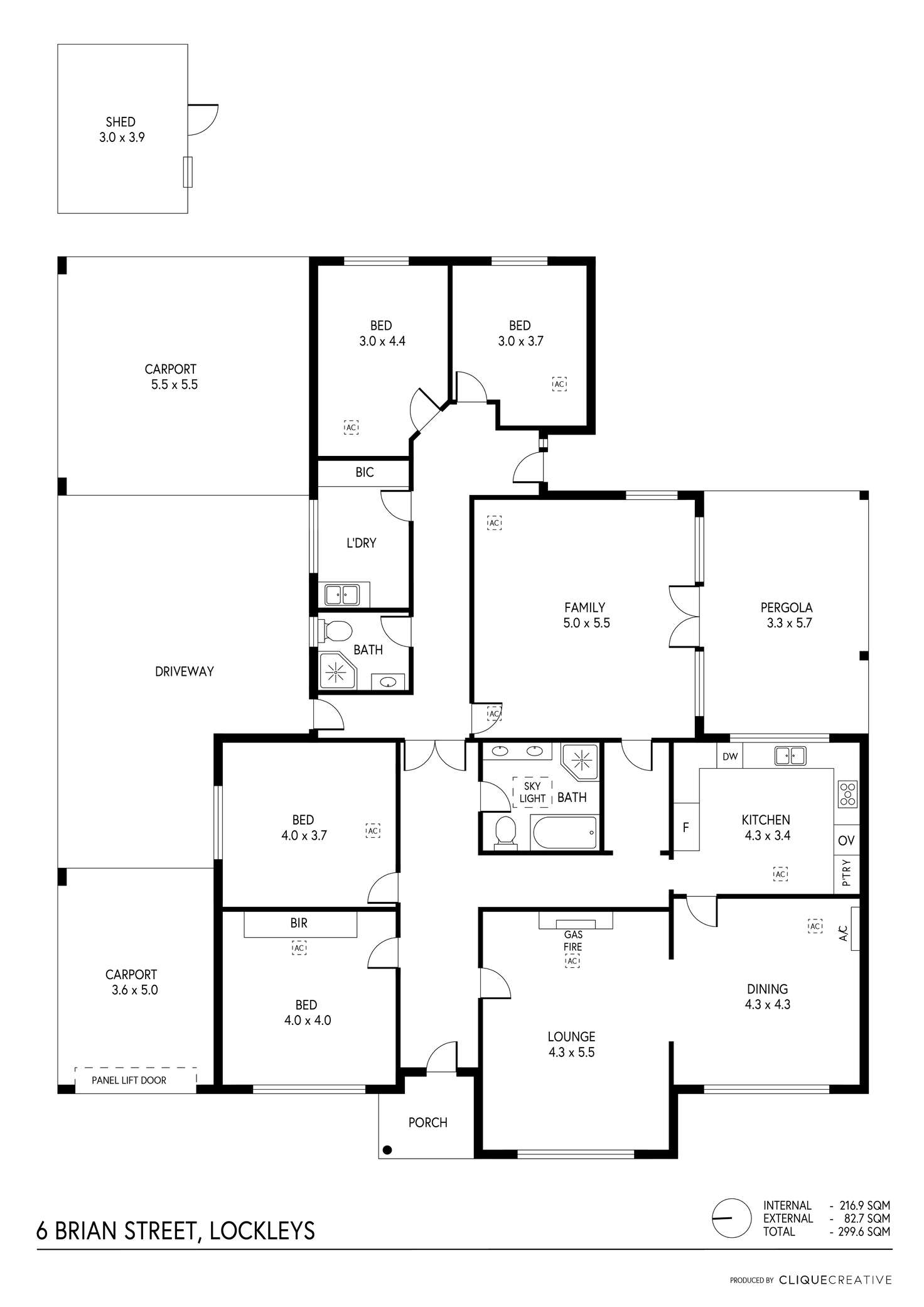 Floorplan of Homely house listing, 6 Brian Street, Lockleys SA 5032
