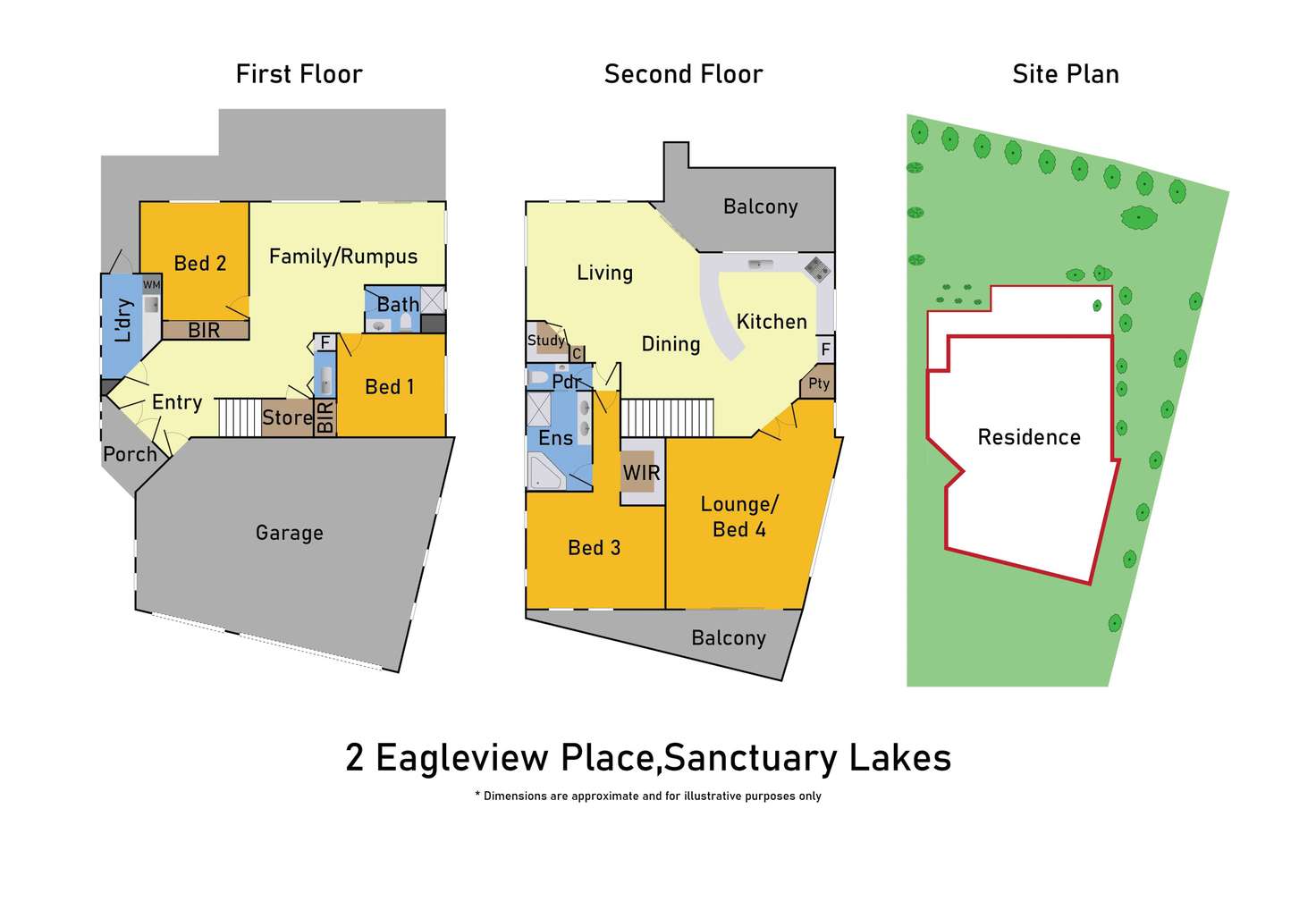 Floorplan of Homely house listing, 2 Eagleview Place, Sanctuary Lakes VIC 3030