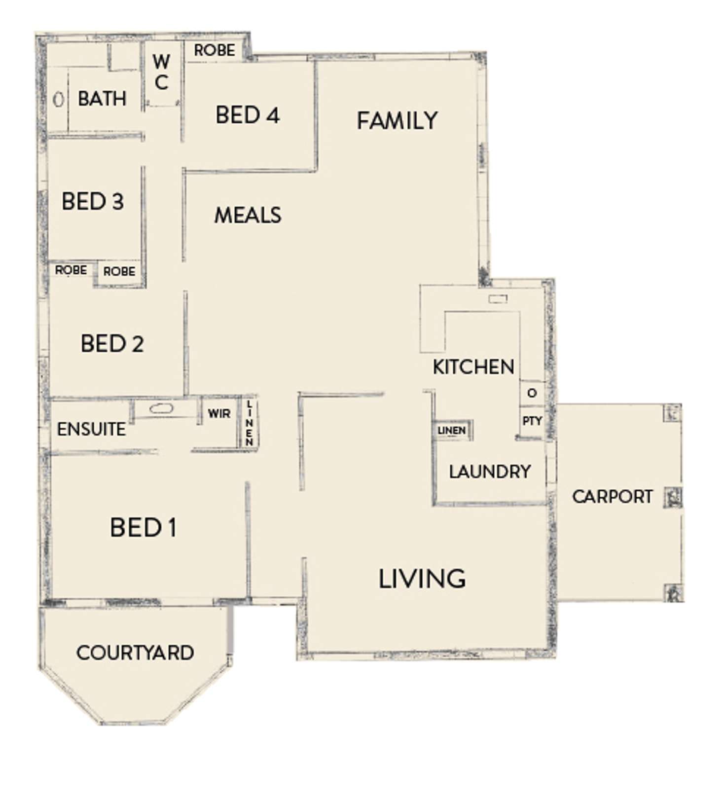 Floorplan of Homely house listing, 12 Tennyson Avenue, Halls Head WA 6210