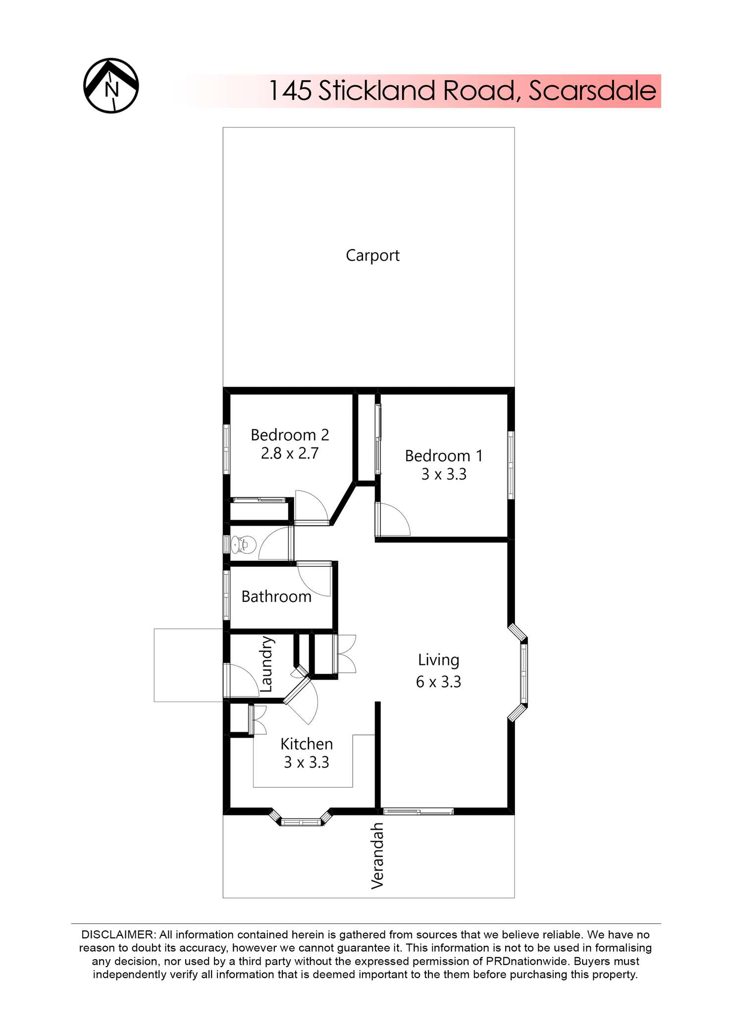 Floorplan of Homely house listing, 145 Stickland Road, Scarsdale VIC 3351